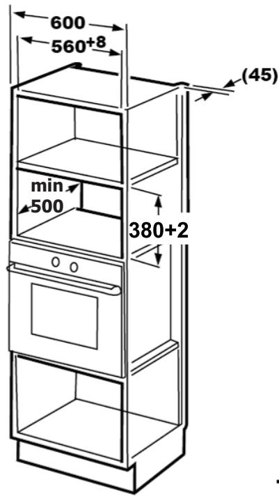 BRANDT BMG2115B - Inbouwmeubels - 1