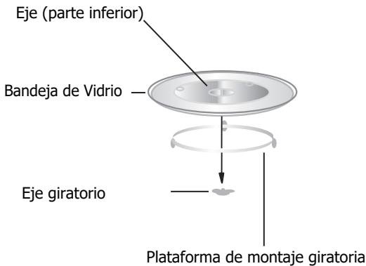 BRANDT BMG2115B - Instalación del Plato giratorio - 1