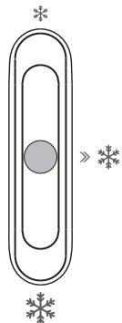 VALBERG CNF 253 C S742C - Réglage de la température du compartment de congélation - 1