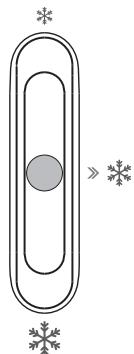 VALBERG CNF 253 C S742C - Ajuste de la temperatura del compartmento del congelador - 1