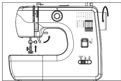 VALBERG VB-MAC.2 - Threading the upper thread - 2