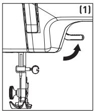 VALBERG VB-MAC.2 - Pulling the bobbin thread (lower thread) - 1