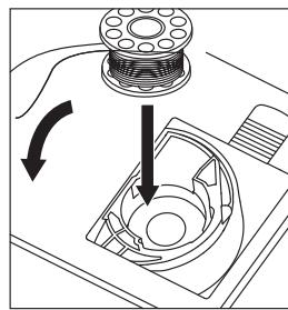 VALBERG VB-MAC.2 - Inserting the bobbin - 3