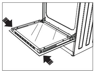 LA GERMANIA CUV66MFX - Cleaning And Maintenance Of The Oven's Front Door Glass - 1