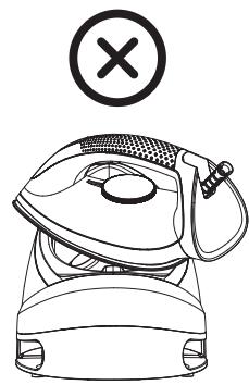 HIGH ONE steamboost 03.2 - Correct placement of iron on the thermal insulation stand - 3