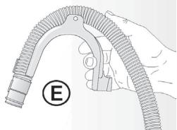 VALBERG WF 712 C W180C - Connect the drain hose - 2