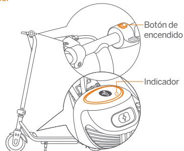 SEGWAY C15E - Encienda el patinete. Si elindicador está en rojo, carrguelo inmediatamente (consulte Cmo cigar). PRECAUCION - 1