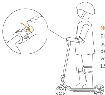 SEGWAY C15E - Acelerar - 2