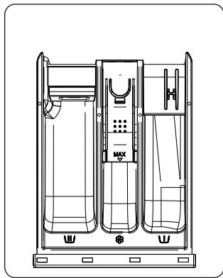 HISENSE W1214QE - Compartment pour adoucissant - 2