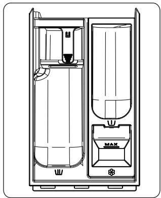 HISENSE W1214QE - Compartment pour adoucissant - 1
