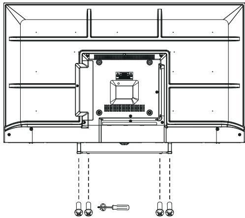 EDENWOOD ED43EA07UHD-MM - Instructions de montage : - 1