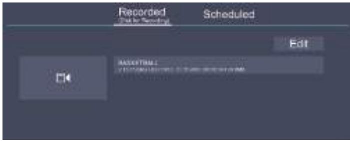 EDENWOOD ED43EA07UHD-MM - Recording List - 3