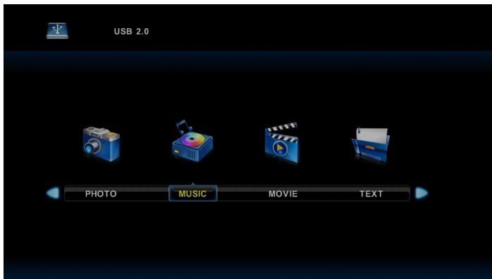 HIGH ONE HI2421HD-EL - Music Menu - 1