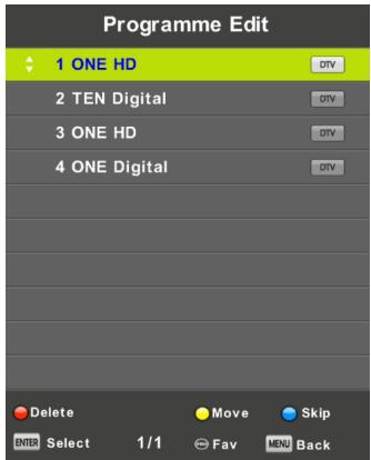 HIGH ONE HI2421HD-EL - Program Edit - 1