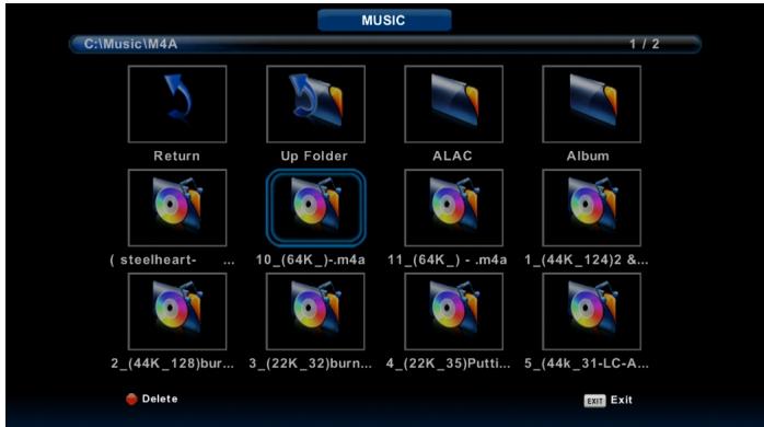 HIGH ONE HI2421HD-EL - Music Menu - 2