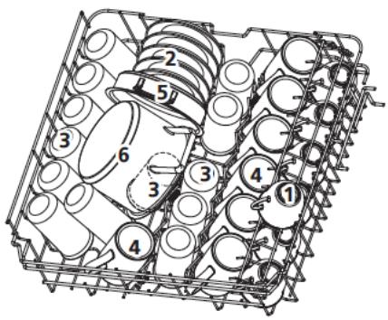BRANDT DSF33526X - Panier du haut : - 1