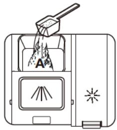 BRANDT DSF33526X - Réglage du bac à produit de rinçage - 3