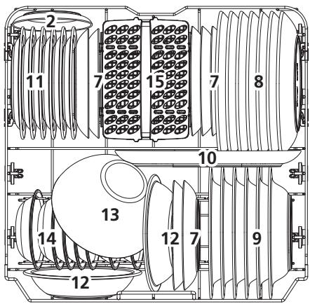 BRANDT DSF33526X - Lower basket: - 1