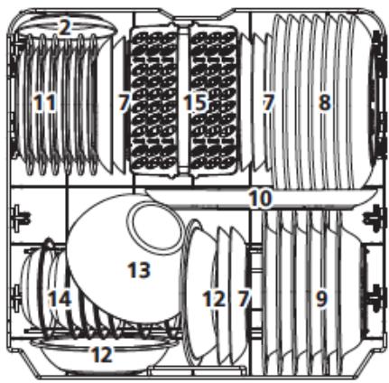 BRANDT DSF33526X - Panier du bas : - 1