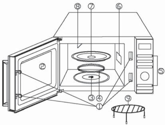 CANDY CMGA23TNDB/ST - SCHEMA DU PRODUIT - 1