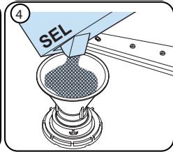 SHARP QW-NA4YF44EAW - Remplissage du sel (SI DISPONIBLE) - 4