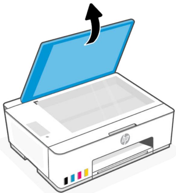 HP Smart Tank 5106 - Nettoyage de la vitre du scanner - 2