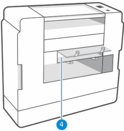HP Smart Tank 5106 - Emplacements possibles des bourages - 2
