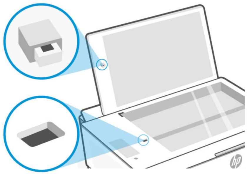 HP Smart Tank 5106 - Ouvrez le capot du scanner. - 2