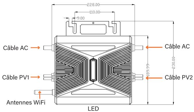 NEOLIUM Kit 800W Plug&Play - Scheme de câblage de chaque composant - 1