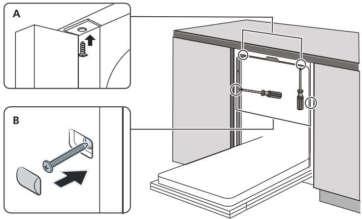 HISENSE HS543D10X 11S47 INOX - Veuillez vous reférer aux étapes d'installation spécifique sur les schémas d'installation. - 1