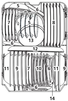 HISENSE HS543D10X 11S47 INOX - Panier inférieur - 1