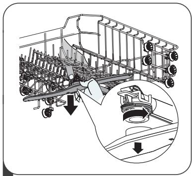 HISENSE HS543D10X 11S47 INOX - Bras gicleurs - 1