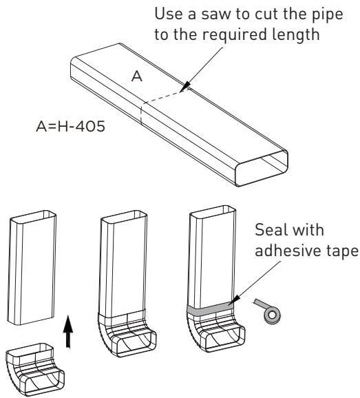 VALBERG IH 4 HTB 2FZ 929C - Install the water cup and 90^ adapter - 7