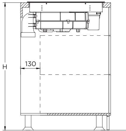 VALBERG IH 4 HTB 2FZ 929C - Instale el vaso para agua y el adaptador - 5