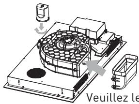 VALBERG IH 4 HTB 2FZ 929C - Installez le gobelet à eau et l'adaptateur - 1