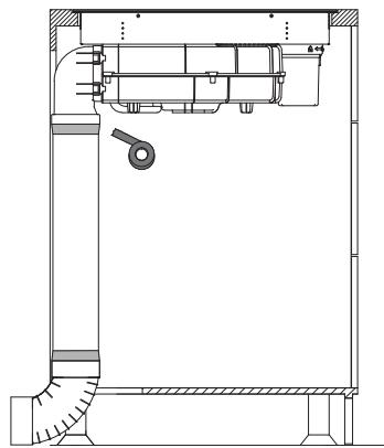 VALBERG IH 4 HTB 2FZ 929C - Installeer de waterbeker en 90° adapter - 3