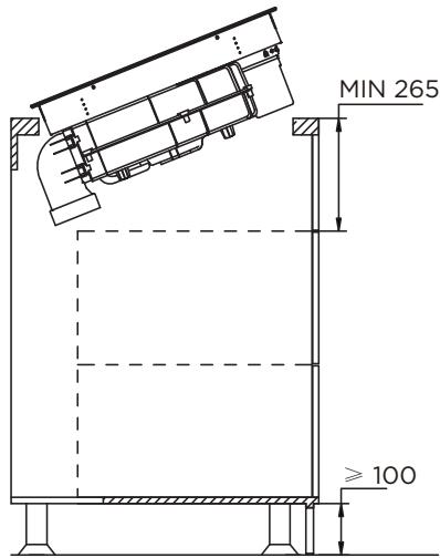 VALBERG IH 4 HTB 2FZ 929C - Instale el vaso para agua y el adaptador de 90° - 3