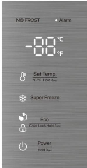 VALBERG UF NF 240 C S180C - Interior del panel de la pantalla - 2