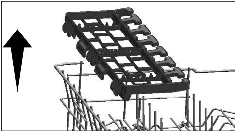 BEKO BDFN38641XC 16S44DB C - Grille de service multifonction du panier supérieur - 2