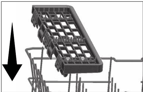 BEKO BDFN38641XC 16S44DB C - Support multifonction du panier supérieur - 3