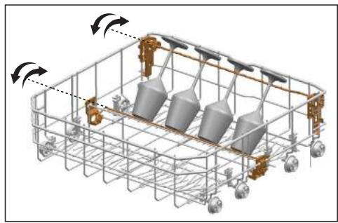 BEKO BDFN38641XC 16S44DB C - Support Verres à pied rétractable - 1