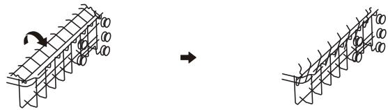 HIGH ONE 10S49 D WAD929C - Plegar la rejilla para tazas - 1