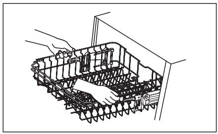 HIGH ONE 10S49 D WAD929C - Réglage du panier supérieur - 1