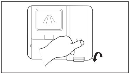HIGH ONE 10S49 D WAD929C - FILLING THE RINSE AID RESERVOIR - 2