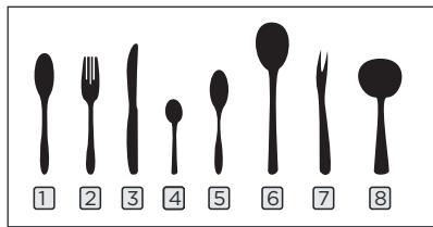 HIGH ONE 10S49 D WAD929C - Cesta de cubiertos: - 2