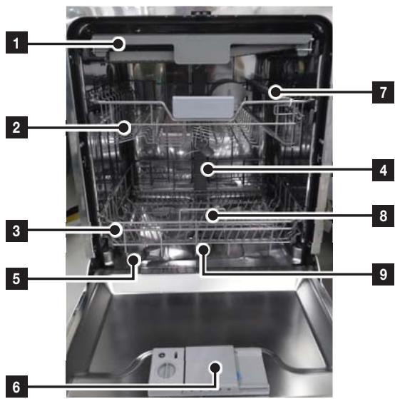 SAMSUNG DW60CG550FSR 14S44DB D - Partes y unidades - 1