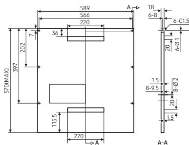 SAMSUNG DW60CG550FSR 14S44DB D - KROK 3. PRZYGOTOWANIE PANELU NIESTANDARDWEGO (DO ZMYWAREK DO CAŁKOWITEJ I CZEŚCIOWEJ ZABUDOWY) - 2