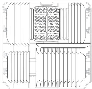 SAMSUNG DW60CG550FSR 14S44DB D - Chargement des paniers du lave-vaisse - 1