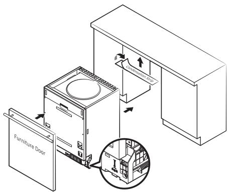 SAMSUNG DW60CG550FSR 14S44DB D - PASO 4. AJUSTE DE LA TENSION DE LOS MUELAS DE LA PUERTA (PARA LAVAVAJILLAS TOTALMENTE INTEGRABLES Y SEMIINTEGRABLES) - 2