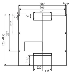 SAMSUNG DW60CG550FSR 14S44DB D - (PARA MAQUINAS DE LAVAR DE ENCASTRE PARCIAL E ENCASTRE TOTAL) - 2